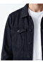 Black Regular Fit Men's Jean Jacket - 3