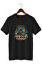 Unisex T-Shirt with Large Seljuk Warrior and Double-Headed Eagle Print – Turkish Historical Design