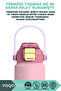750ml New Collection Solid Color Stainless Steel Thermos With/Without Straw and Handle, Non-Slip Base - 3