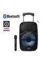 Karaoke Party Trolley Speaker with Wireless Mic, USB, SD, FM, LED & Bluetooth