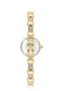 Heart Detailed Cord Luxury Stone Women's Wristwatch Gold Color Pl-1618B1X - 4