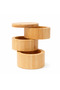 Terreamour Three Tier Bamboo Spice & Organizer Multi-Usage Box with Magnetic Swivel Lids - 2
