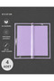 Transparent Edged Lilac Framed Bouquet Wrapping Paper 57X57 cm Flower Wrapping and Packaging 4 Pieces - 3