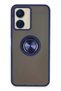 Aconcept Vivo Y16 Case Montreal Silicone Cover with Ring (213610) - Navy Blue