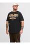 Men's Black Jjelogo Tee Ss O-Neck 2 Col Ss26 Sn Pls Large Size T-Shirt