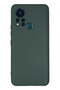 Aconcept Infinix Hot 11S Case Nano Inside Velvet Silicone - (210344) Dark Green - 3