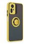 Aconcept Redmi Note 12S Case Montreal Silicone Cover with Ring (224019) - Yellow - 2