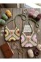 Hand Knitted Sunflower Girl's Shoulder Bag - 4