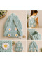 Hand Knitted Motif Girls' Backpack - 2