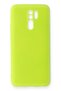 Aconcept Redmi 9 Case Nano Velvet Silicone (20136) - Yellow