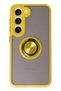 Aconcept Galaxy S23 Case Montreal Silicone Cover with Ring (31222) - Yellow