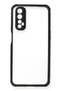 Aconcept Realme 7 Case Miami Transparent Silicone (33437) - Black - 2