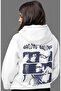 Naruto Sasuke Uchiha Anime Back Printed Unisex Oversize Combed Cotton Hoodie - 3