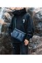Premium Shoulder Sling Bag Water Resistant Polyester Unisex Cross Body Bag for Travel Business School College K00535 Blue - 4