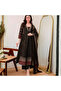 Black Cotton Blend Anarkali Kurta Bottom - ALV2117 | Black-Size:L-40-Inches