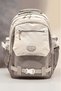 Water Resistant Satin Fabric Unisex Multi-Compartment Middle School,High School School Backpack Travel Bag