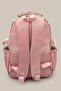Water Resistant Satin Fabric Unisex Multi-Compartment Middle School,High School School Backpack Travel Bag - 6