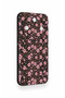 Honor Magic 8 Lite Compatible Mini Pink Flower Pattern Silicone Case - 3