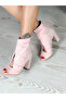 Happy Powder Suede 10 cm Heel Summer Boots and Sandals - 3