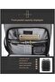 Expandable Travel Backpack Convertible Hand Carry bag with USB charging port with TSA friendly Opening laptop Bag for Unisex B00227L Dark Grey - 7