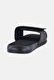 Men Houston Rockets Distressed Logo Slip On Slides, Black - 3