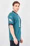 x NFL Men Sportswear Fit Short Sleeve Philadelphia Eagles Football Jersey, Teal Green - 4