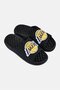 Men LA Lakers Primary Logo Slip on Slides, Black - 2