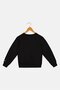 Kids Boy Sportswear Fit Long Sleeve Outdoor Sweatshirt, Black - 3