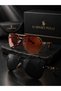 Set of 2 Damla Model Top Quality Sunglasses with Edge Handle Detail (Uv-400 Glass Protection)