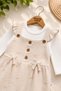 Baby Girl Badili Jumpsuit with Socks 3-Piece Set Seasonal - 3