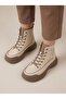 26K310-3 Women's Genuine Leather Side Glitter Bow Rubber Tie Zipper Short Sports Boots - 4