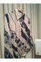 Elegant Abstract Print Blouse by Ora - 4