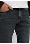 Slim Tapered Fit Men's Green Cast Denim Jean Trousers - 5