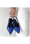 Morji Blue Skin Heeled Shoes - 6