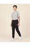 Senior Boys Black Basic Track Pants - 4