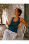 U Neck Ribbed Camisole Cotton Women's Undershirt Wrn - 3