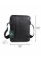 Men's Black Genuine Leather Hand and Shoulder Bag Medium Size Father's Day Gift - 2