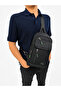 Seventeen Unisex Large Size Lightweight and Durable Crossbody Body Bag Black-Khaki - 4