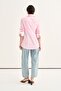 Women's Contrast Fit Form Padded Shirt Pink - 5