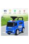 Toyland Ride On Push Car for Toddlers, Mercedes Benz Sliding Car W/Steering Wheel, Horn, Headlights, Under Seat Storage, Foot-to-Floor Riding Toy for Boys Girls 1-3 Years (Police Car, Blue) - 5