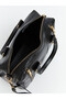 Leather look women's shoulder bag - 3