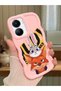 Vivo Y56 Compatible Case Camera Protector Pink Silicone Couple Phone Case Rabbit Pattern