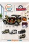 Safari Metal Jeep, Die Cast, 1:22, Sound and Light, Pull and Drop. - 7