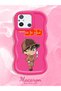 Poco C55 Compatible Case Camera Protector Red Silicone Couple Phone Case Conan Pattern - 2