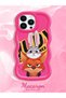 iPhone 13 Pro Max Compatible Case with Camera Protector Red Silicone Couple Phone Case Rabbit Pattern - 2