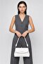Women's Valeria Multi-Compartment Soft Leather Look Adjustable Strap White Shoulder and Crossbody Bag - 4