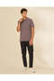 Men Charcoal Basic Polo Shirt - 5