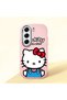 Tecno Camon 40 Compatible Case Camera Protector Pink Silicone Couple Phone Case Kitty Pattern