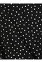 Lcw Everyday Black Crew Neck Polka Dot Tie Blouse - 7