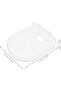 3 Pcs Acrylic Small Wall Shelf, Surveillance Bracket with Adhesive, Mini Floating Wall Shelves for S